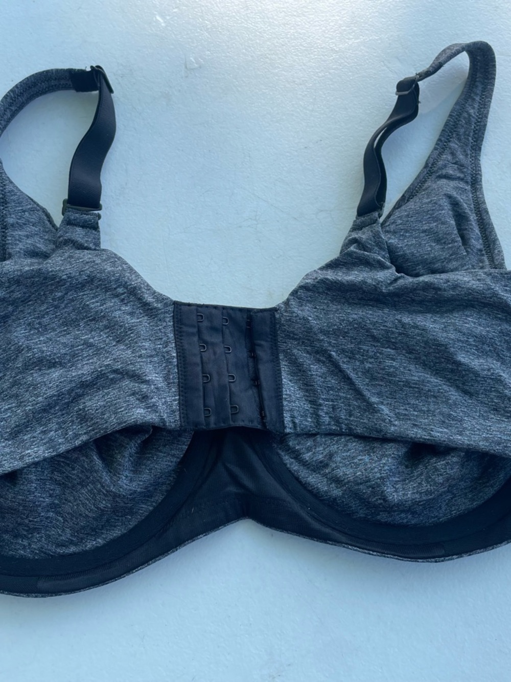 Cacique Charcoal Gray Wireless Support Bra Sz 40f - Picture 2 of 3